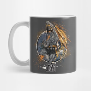 SAGAT: TIGER UPPERCUT - BLACK/YELLOW Mug